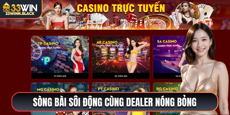 Thế giới sòng bài sôi động cùng dealer cực xinh