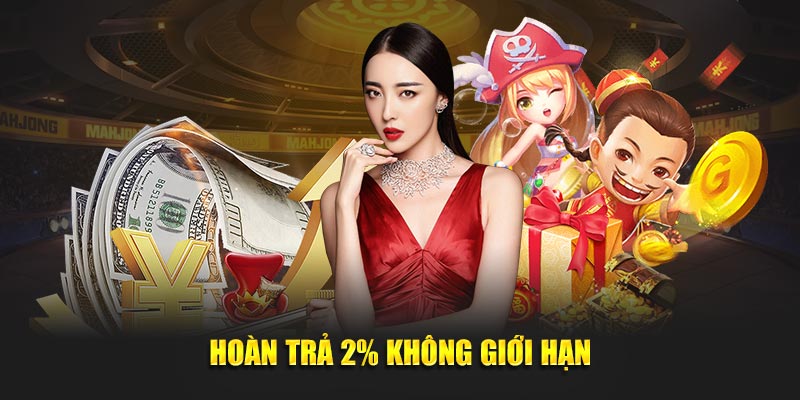 Hoàn trả 2% không giới hạn